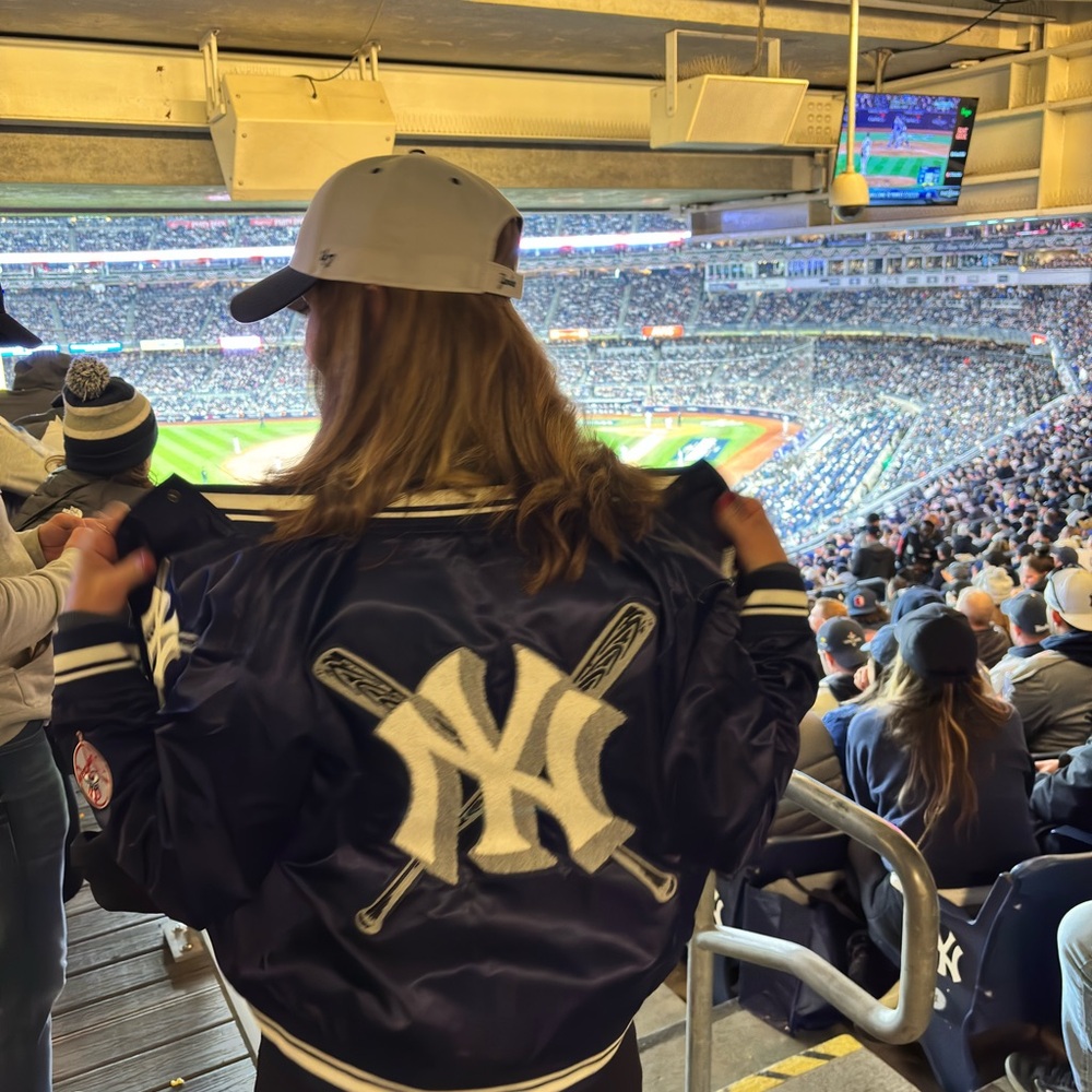 Navy Bomber Jacket